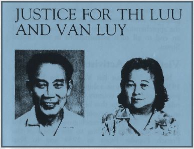 Justice for Thi Luu and Van Luy